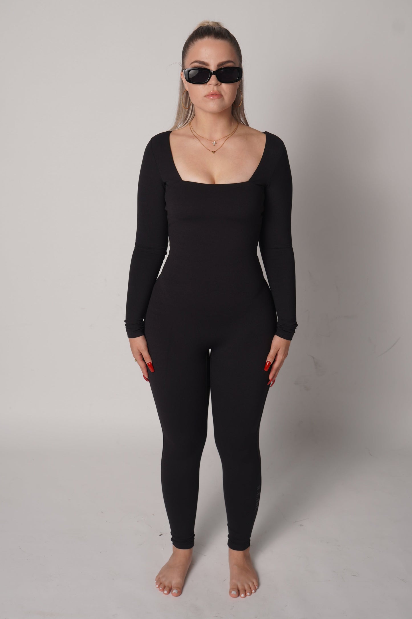 Seamless Square Neck Jumpsuit