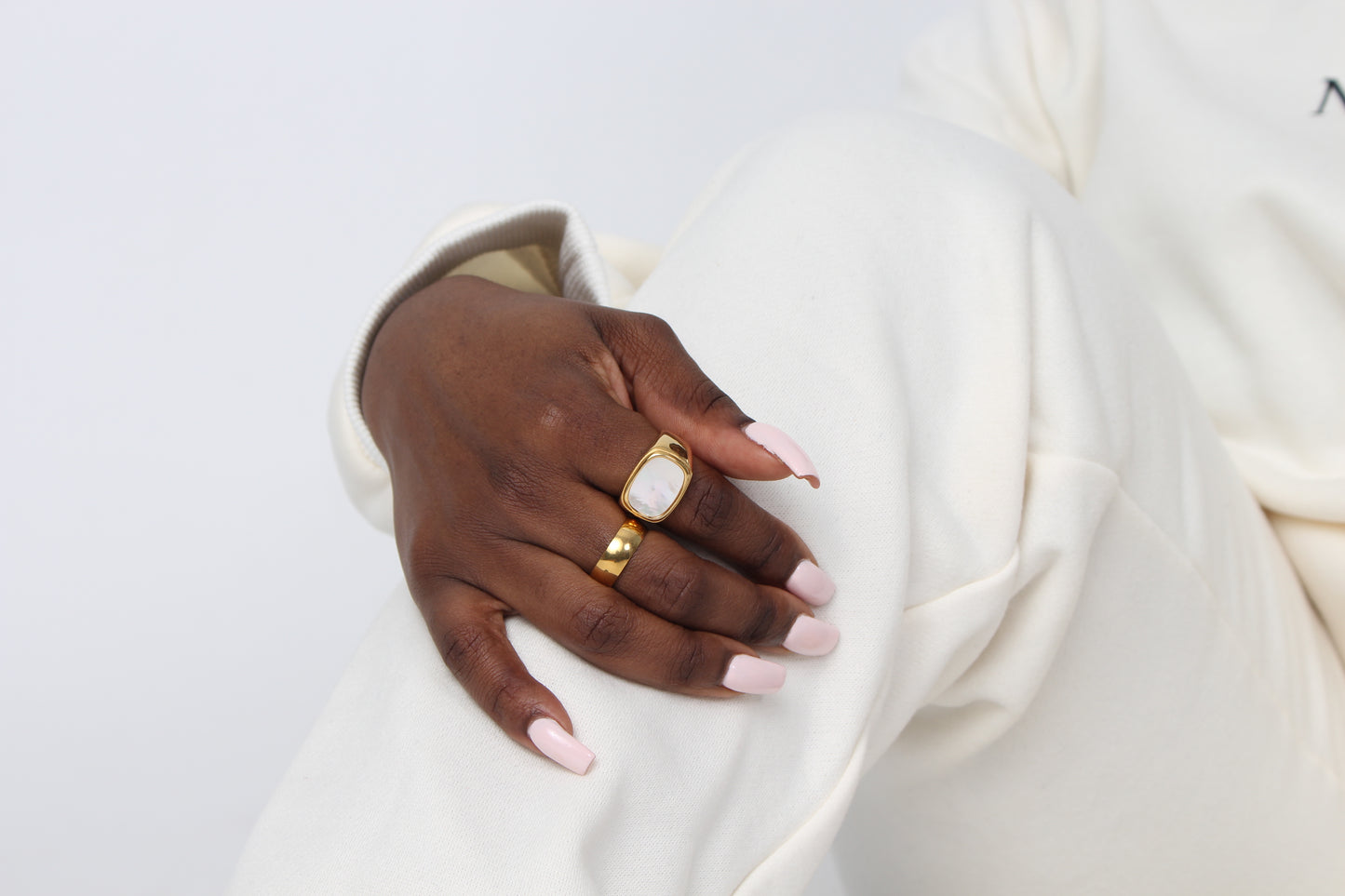Gold Stone Statement Ring