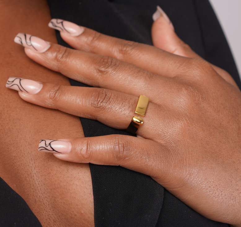 Geometric Shaped Ring