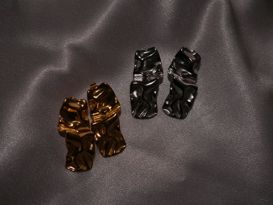 Crinkle Statement Studs