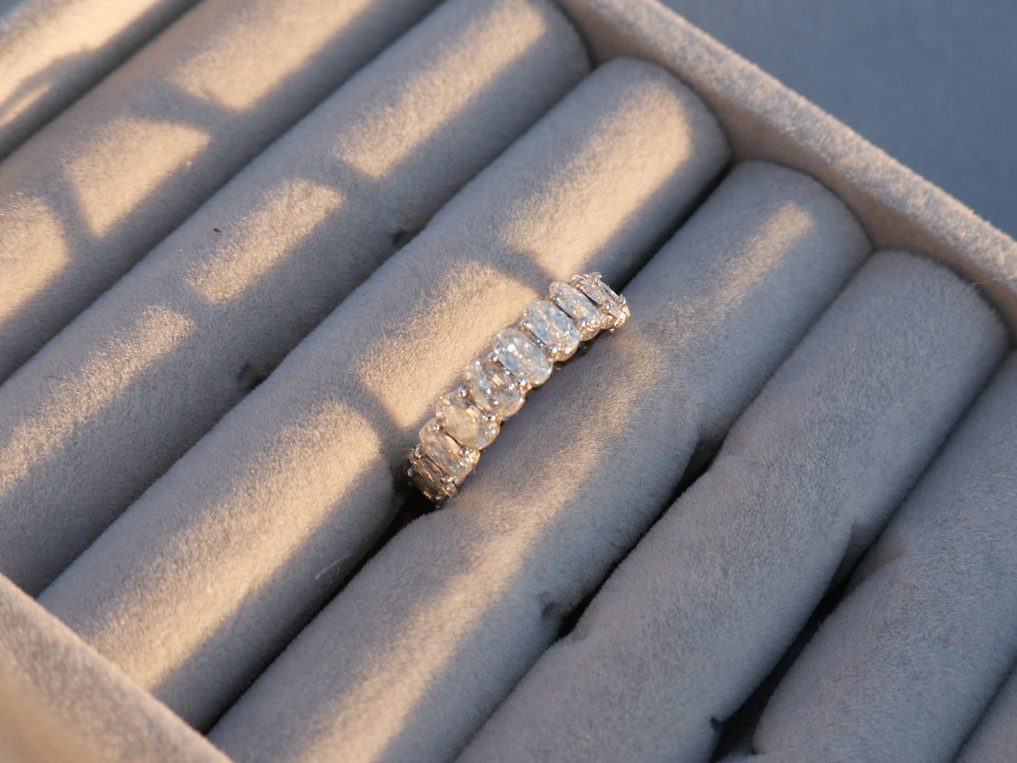 Oval Eternity Band