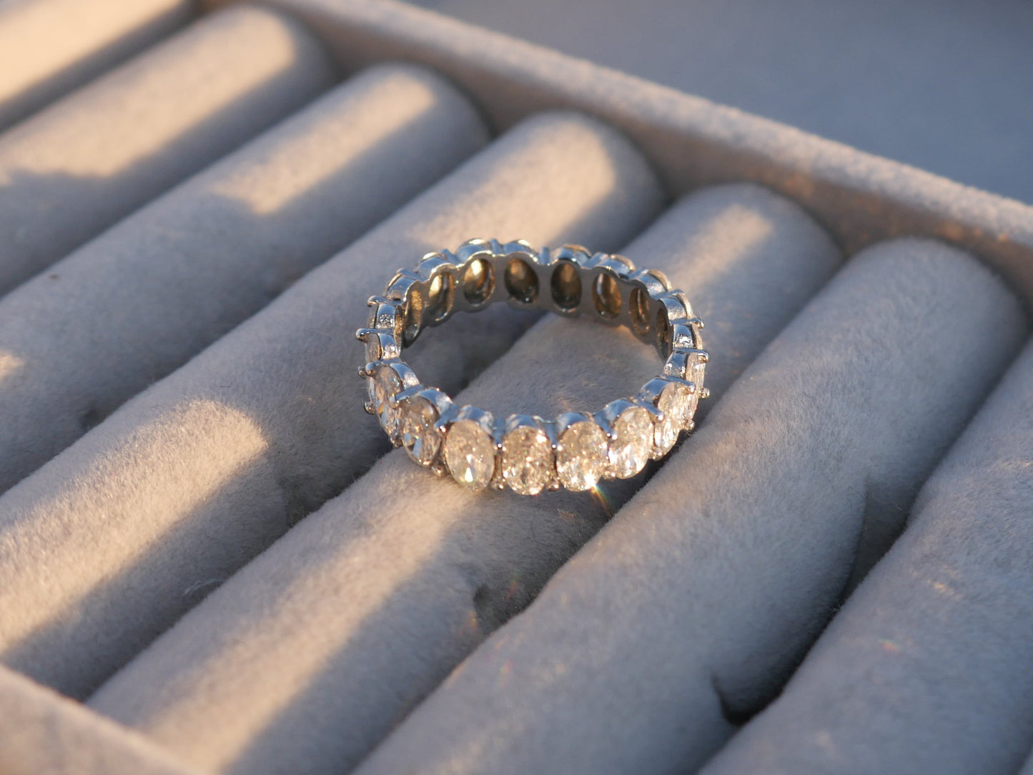Oval Eternity Band