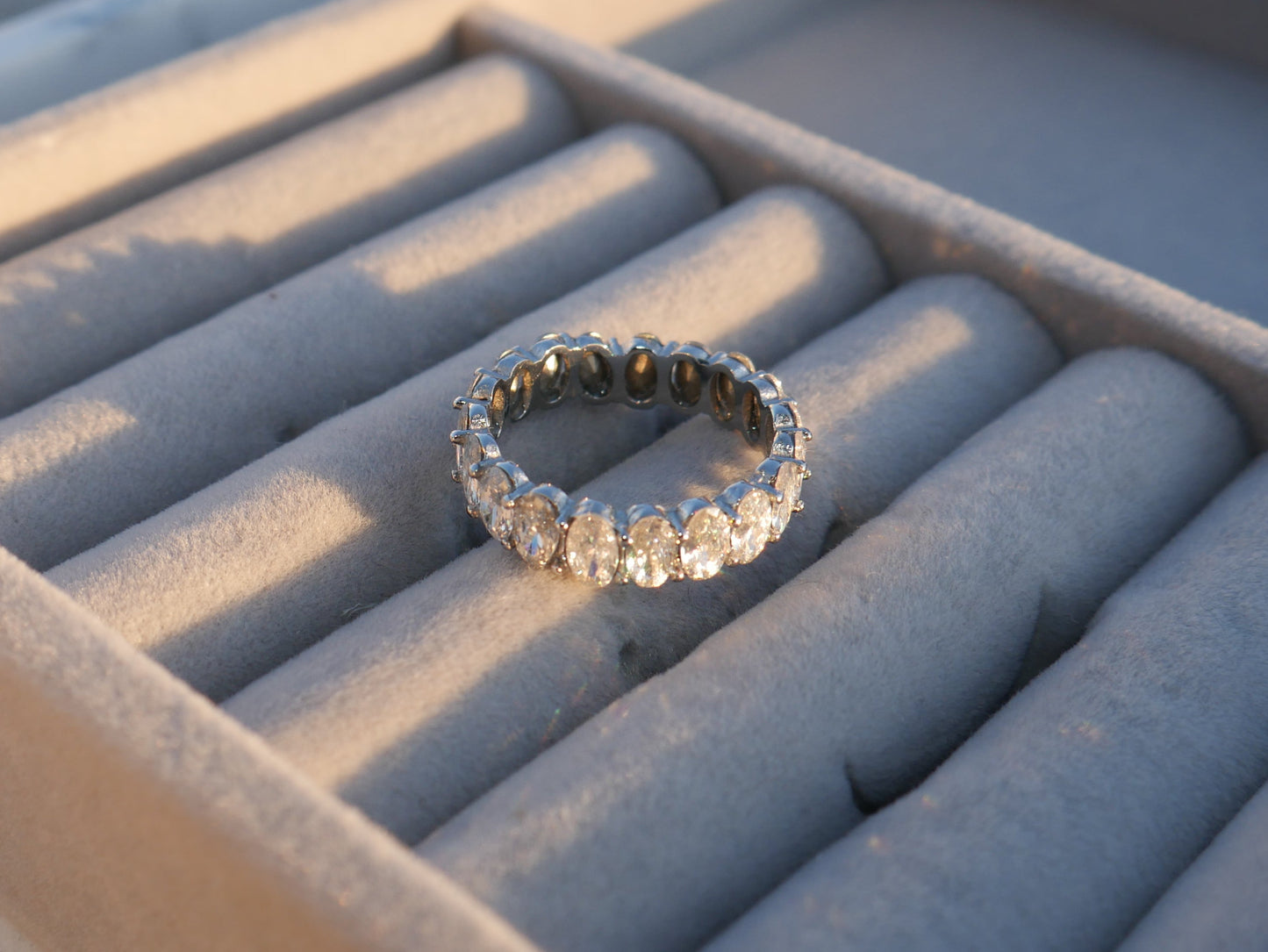 Oval Eternity Band